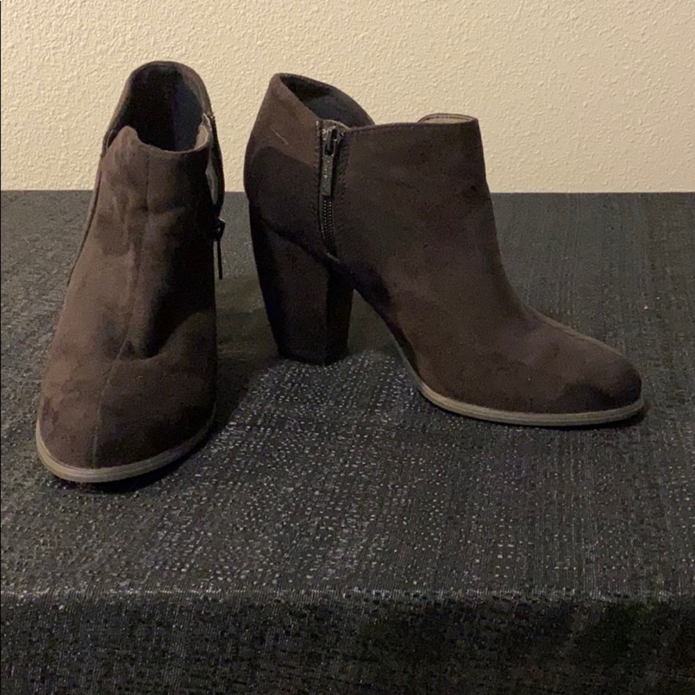 Black ankle booties